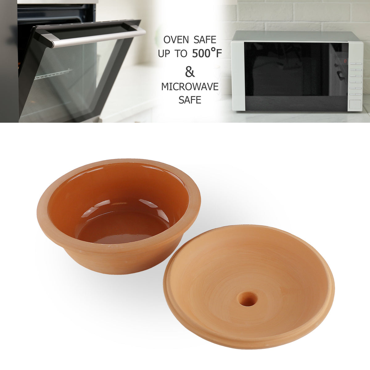 Eurita Clay Roaster Dutch Oven, 4 Quarts