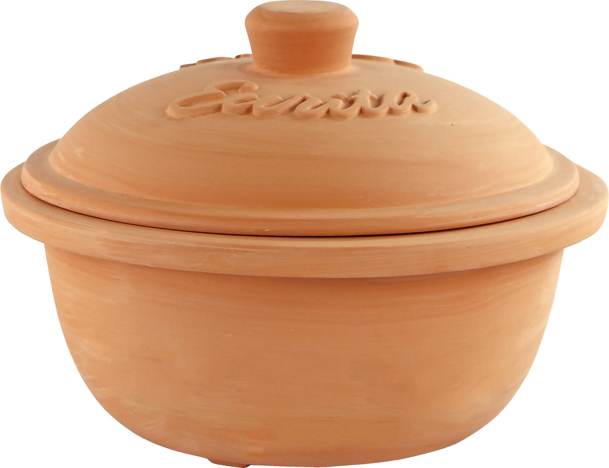 Eurita Clay Roaster Dutch Oven, 2 Quarts