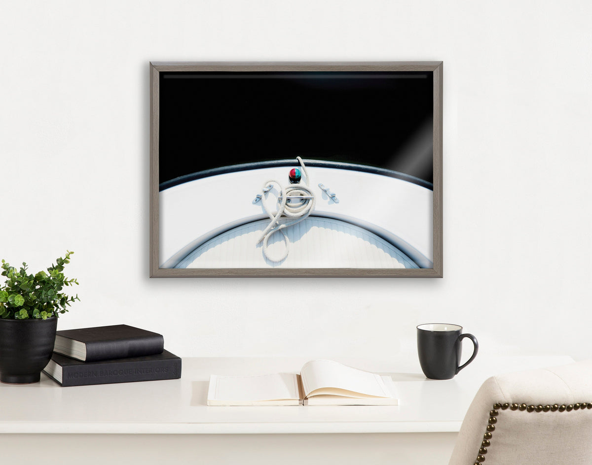 Blake Drifting Framed Printed Glass by Alicia Abla