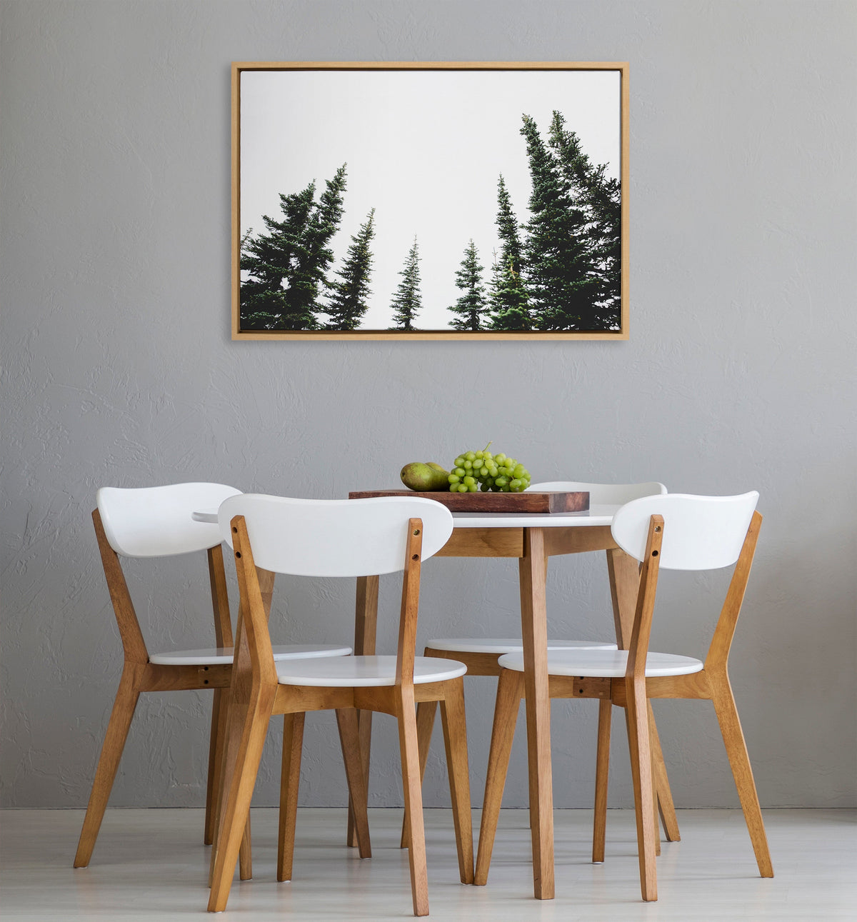 Sylvie Evergreens Framed Canvas by Patricia Hasz