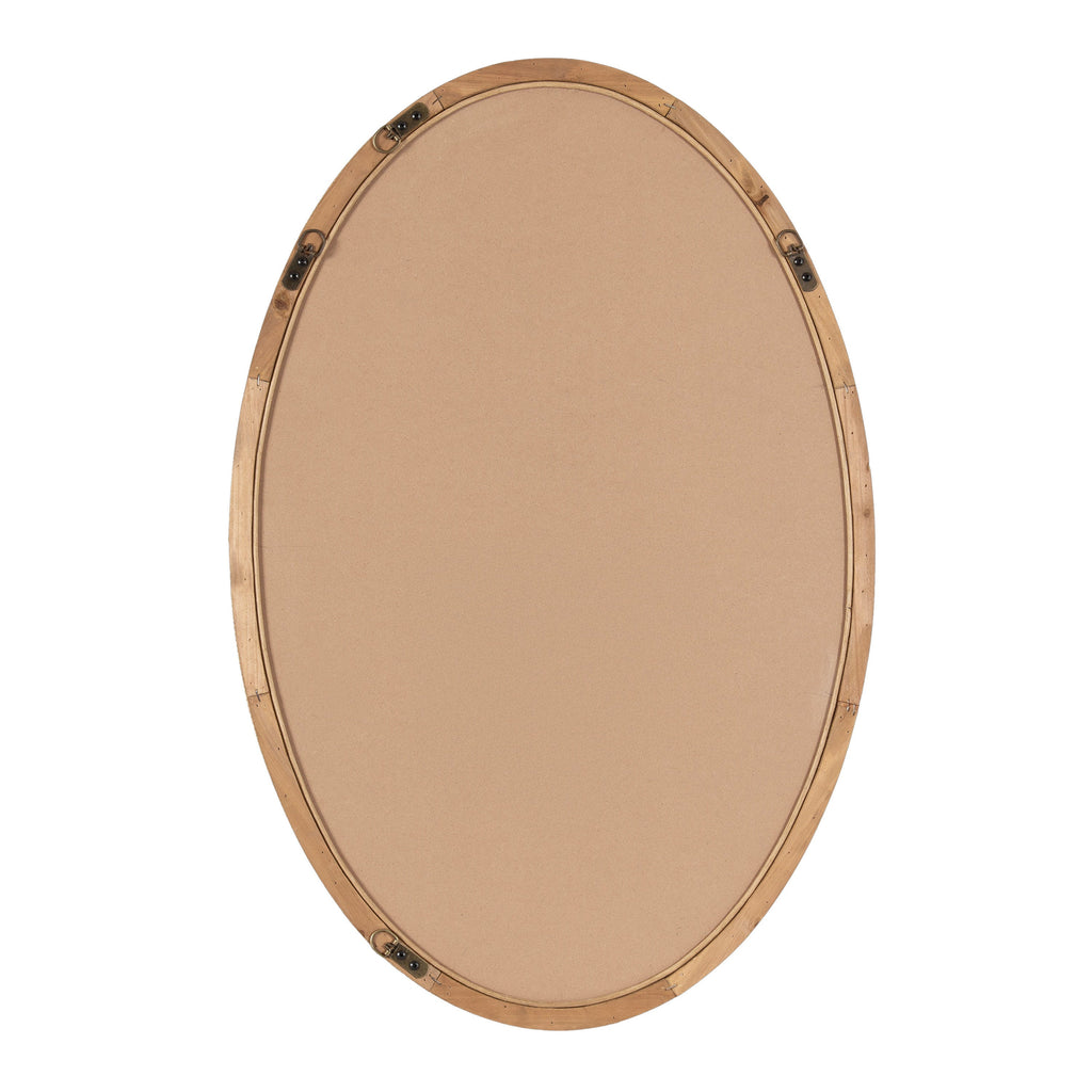 Rahfy Oval Rattan-Frame Wall Mirror