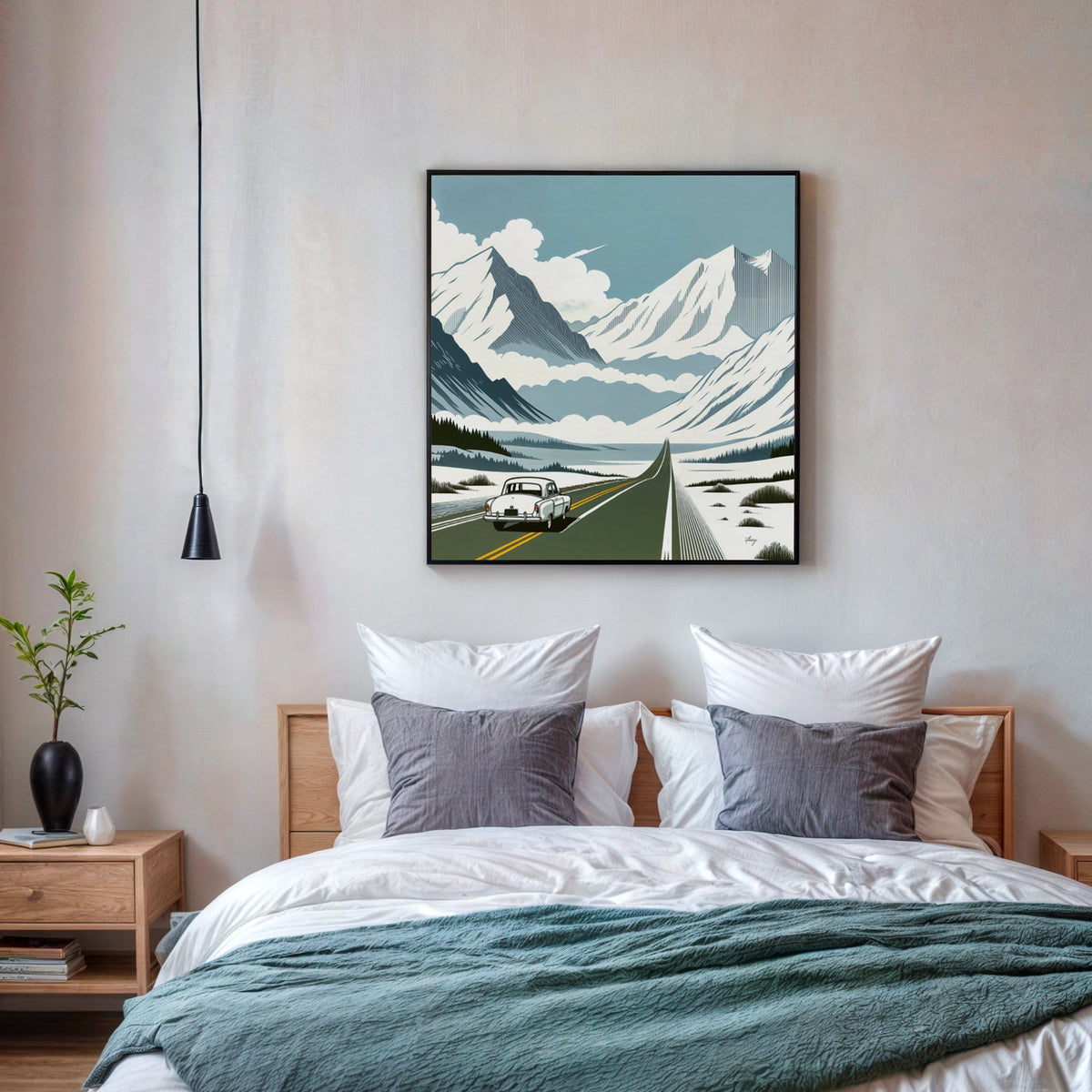 Canvas Print: "Alpine Journey"