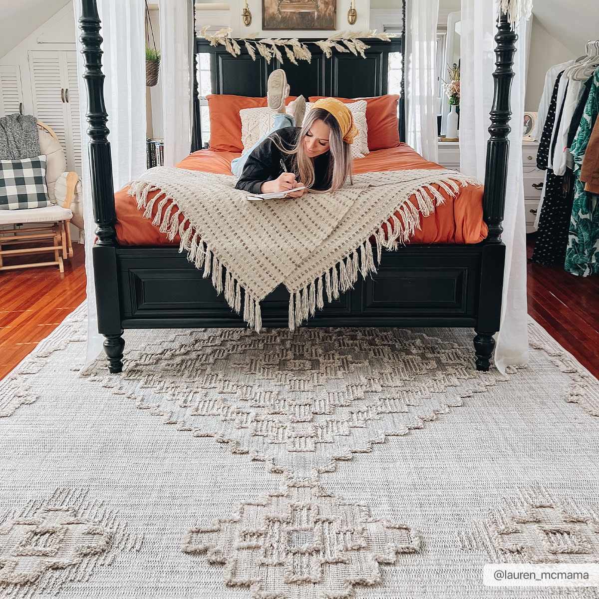 Ampusungan Bohemian Area Rug