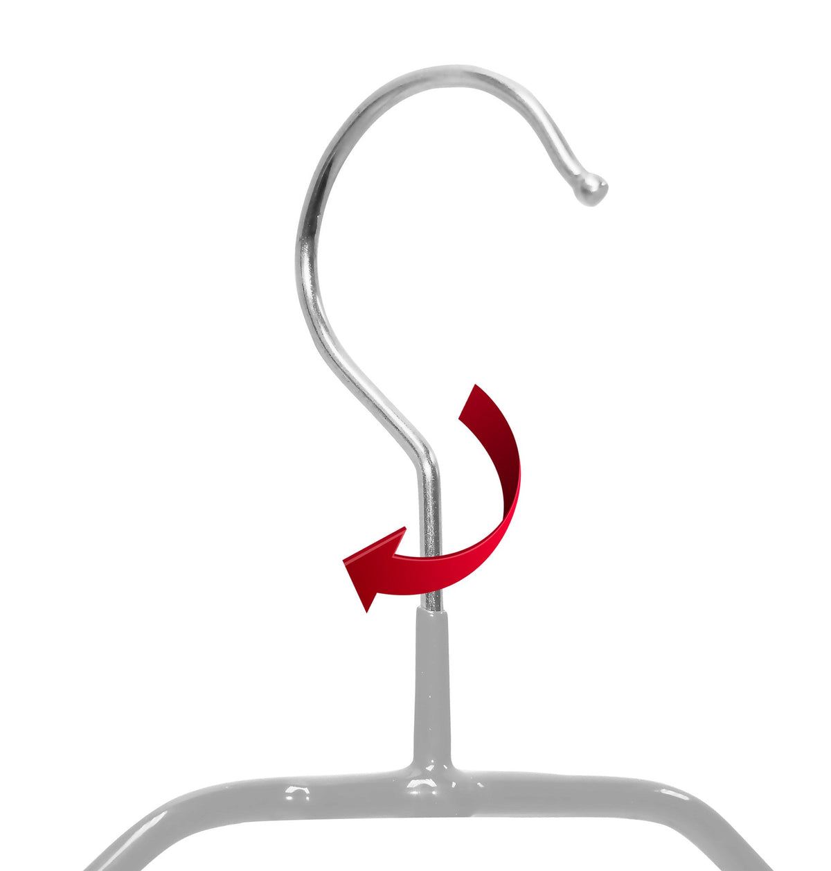 MAWA BodyForm 46-L Extra Wide Hanger, Silver
