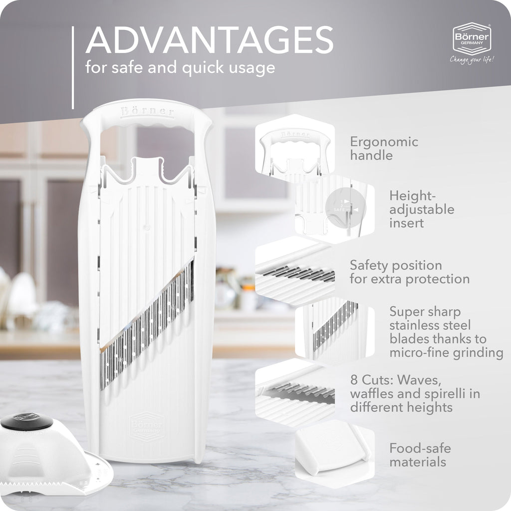 Börner Wave-Waffle Cutter with Food Safety Holder
