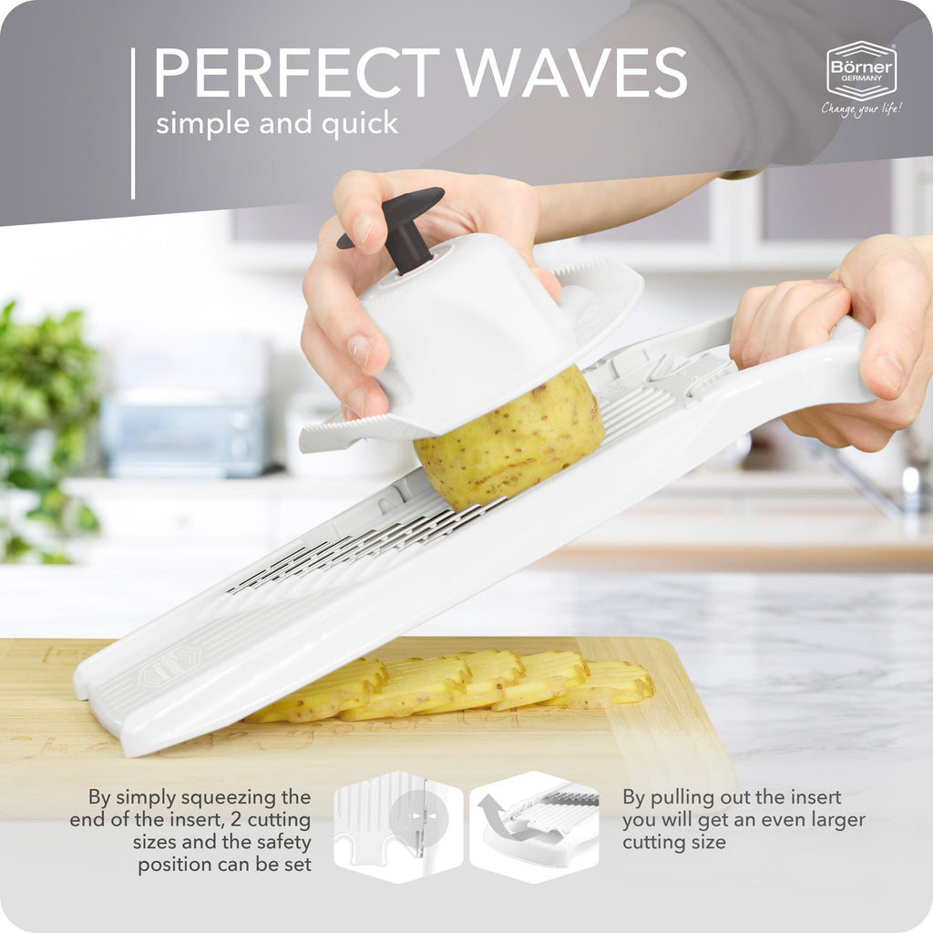 Börner Wave-Waffle Cutter with Food Safety Holder