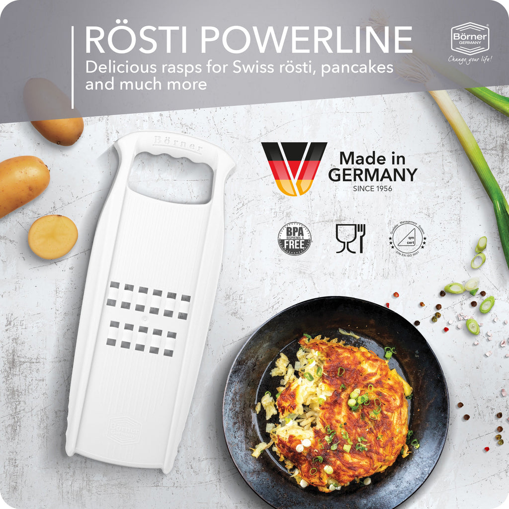 Börner Rosti Power Series Potato Grater with Food Safety Holder