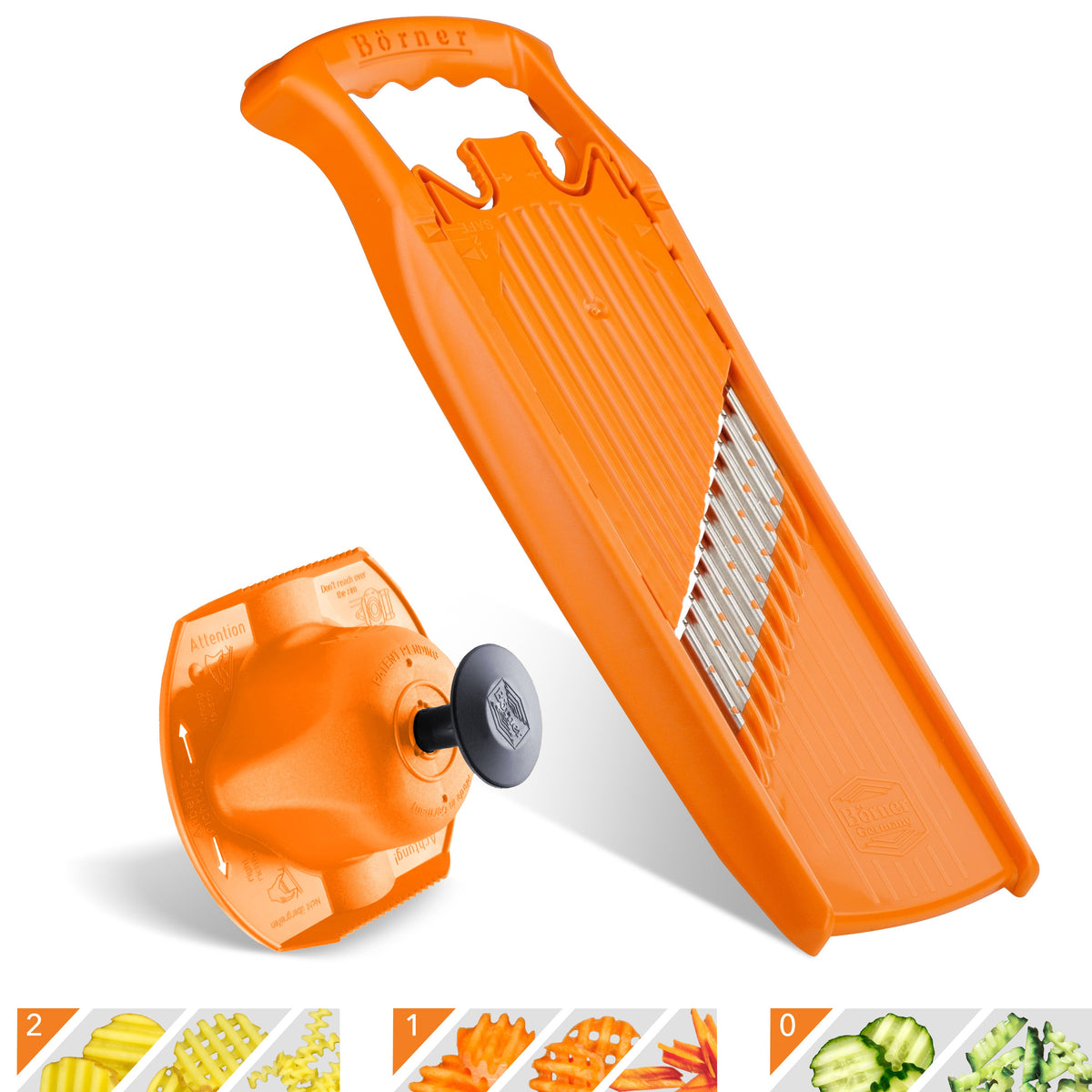 Börner Wave-Waffle Cutter with Food Safety Holder