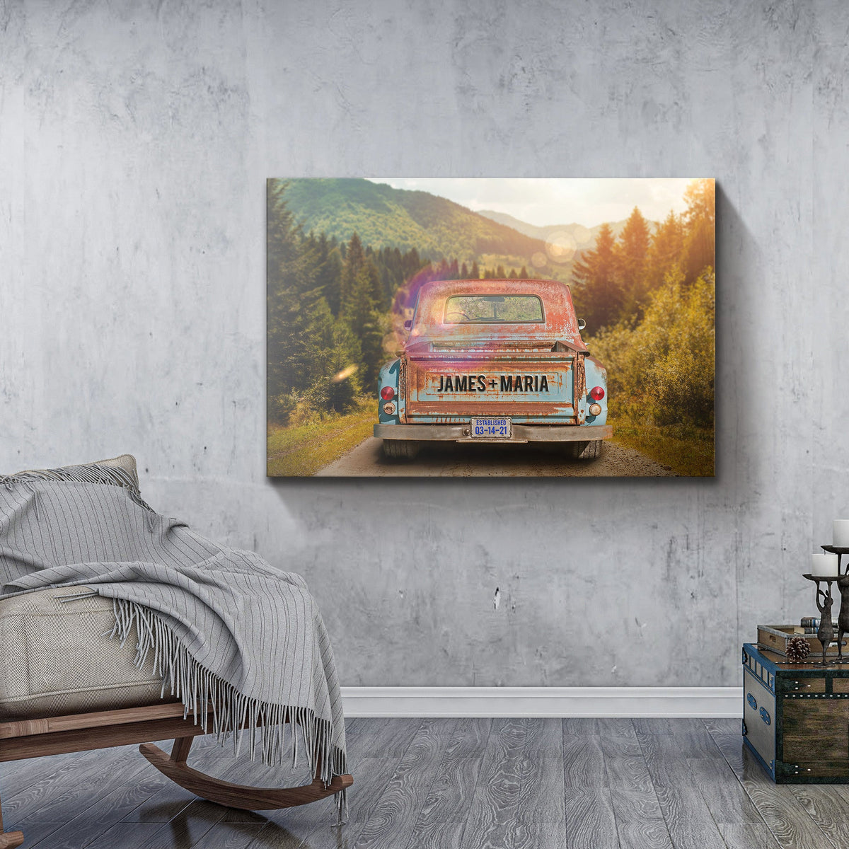 Rustic Truck Sign