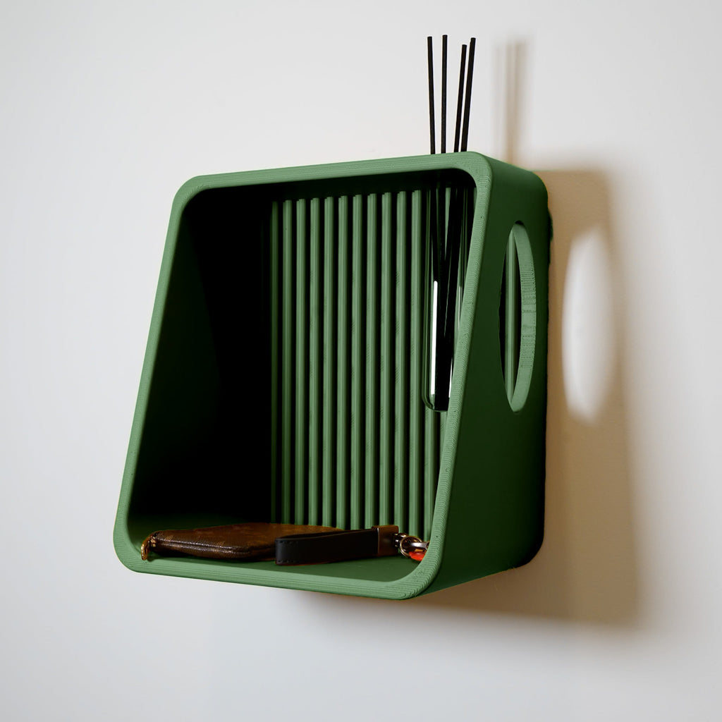 Modern Floating Wall Shelf, Propagation or Reed Diffuser