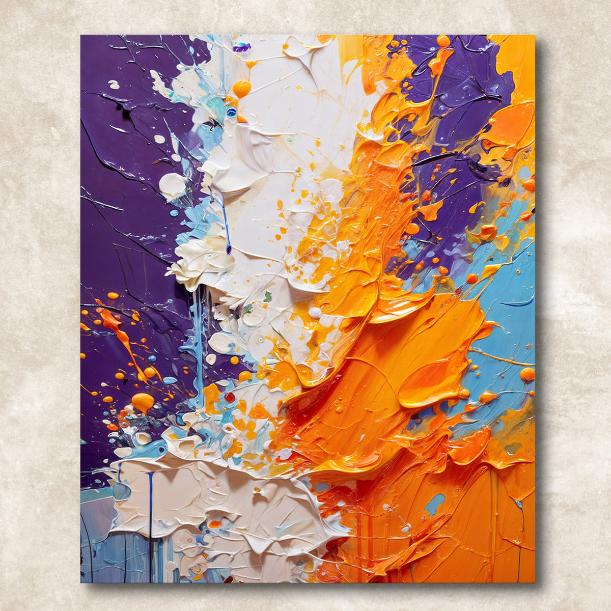 Canvas Print: "Chromatic Rift"