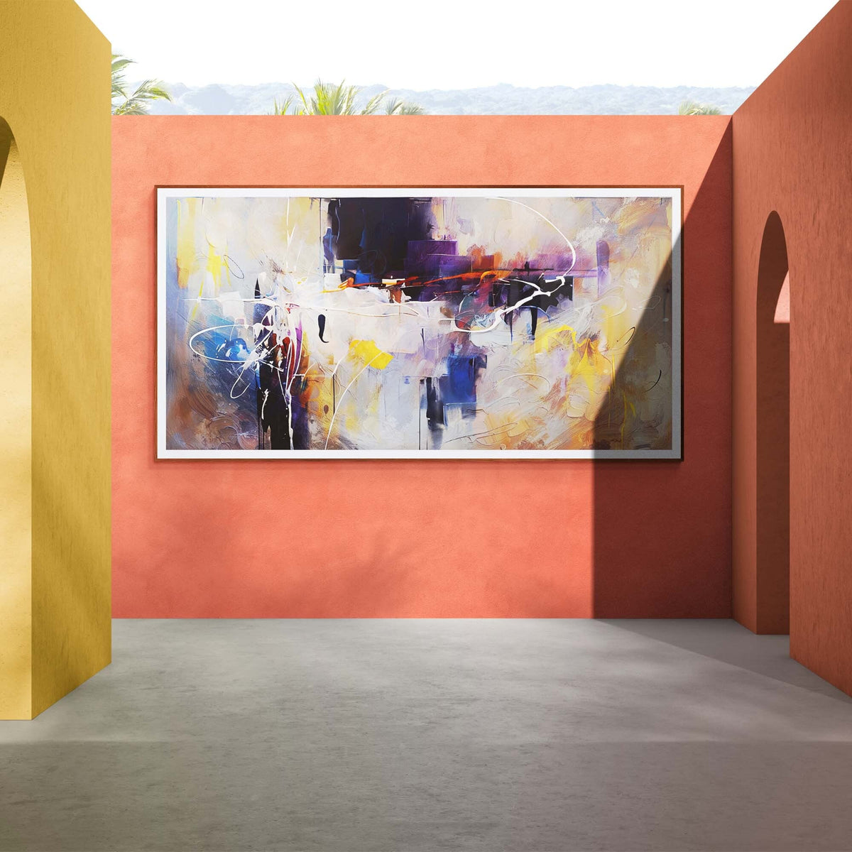Canvas Print: "Colorplay Symphony"