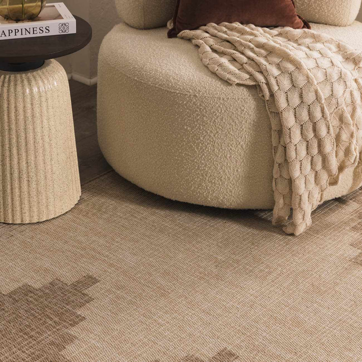 Djugun Beige Indoor & Outdoor Rug
