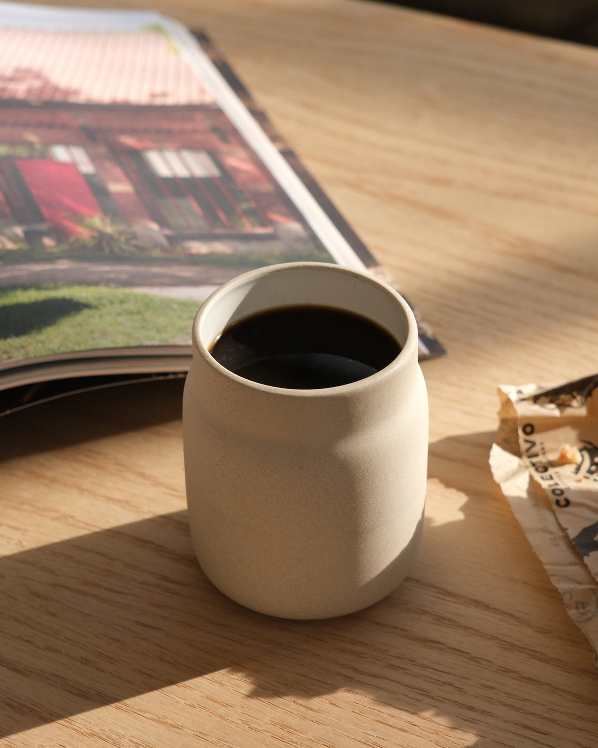 Stoneware Coffee Tumbler Mug