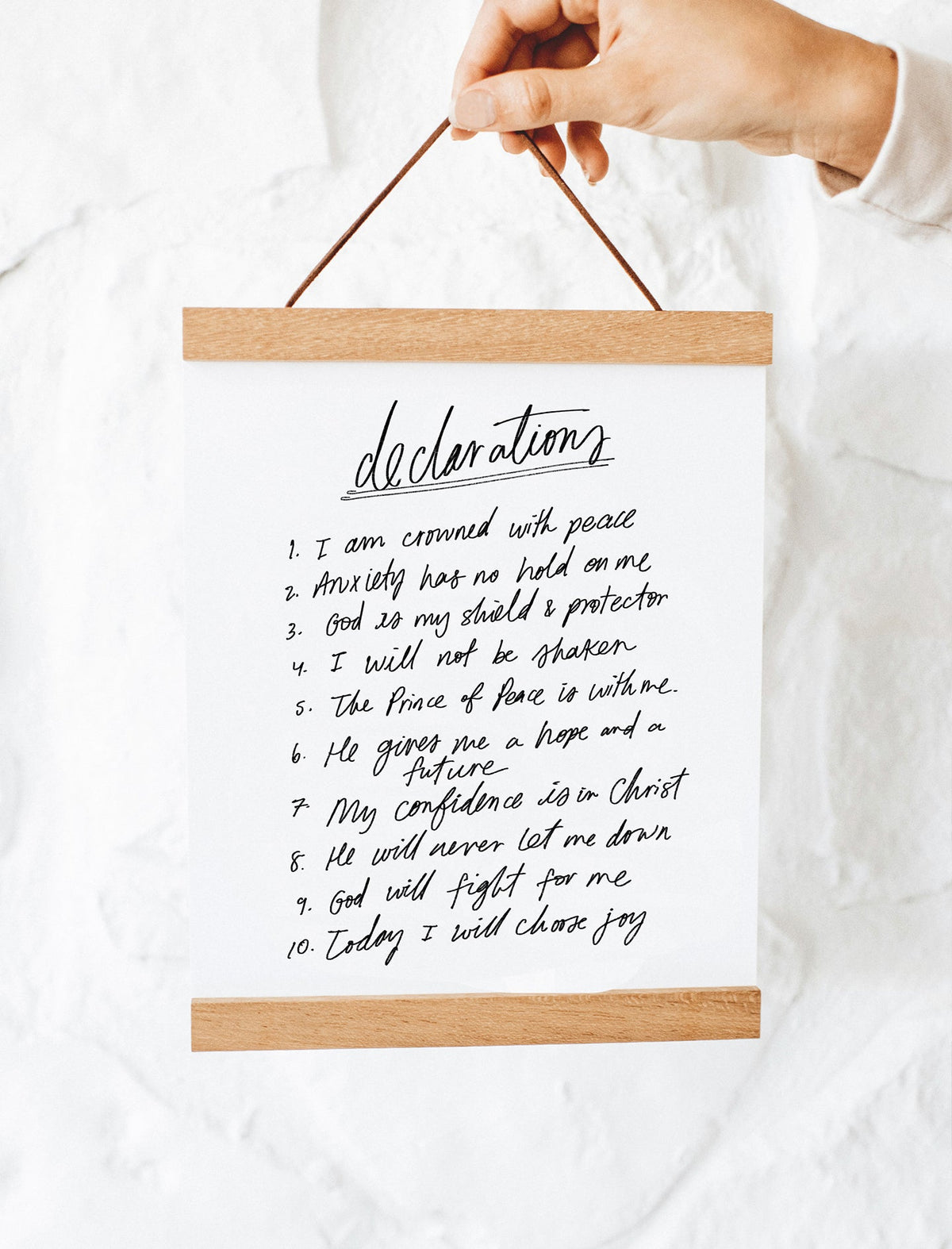 Declarations Art Print - 8 x 10 in