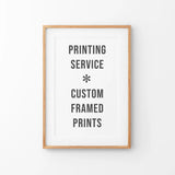 Thin Wood Frame w/ Mat