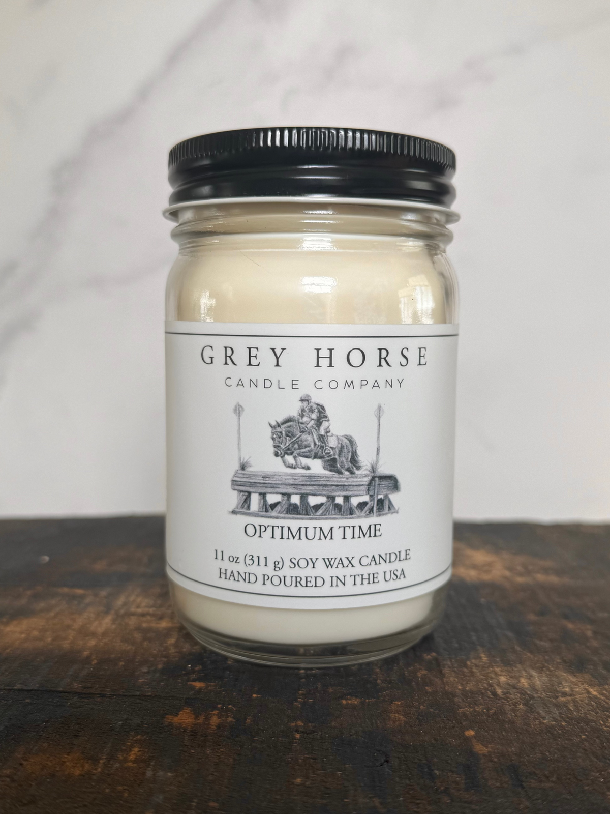 Optimum Time Scented Jar Candle - Trot It Forward Collection