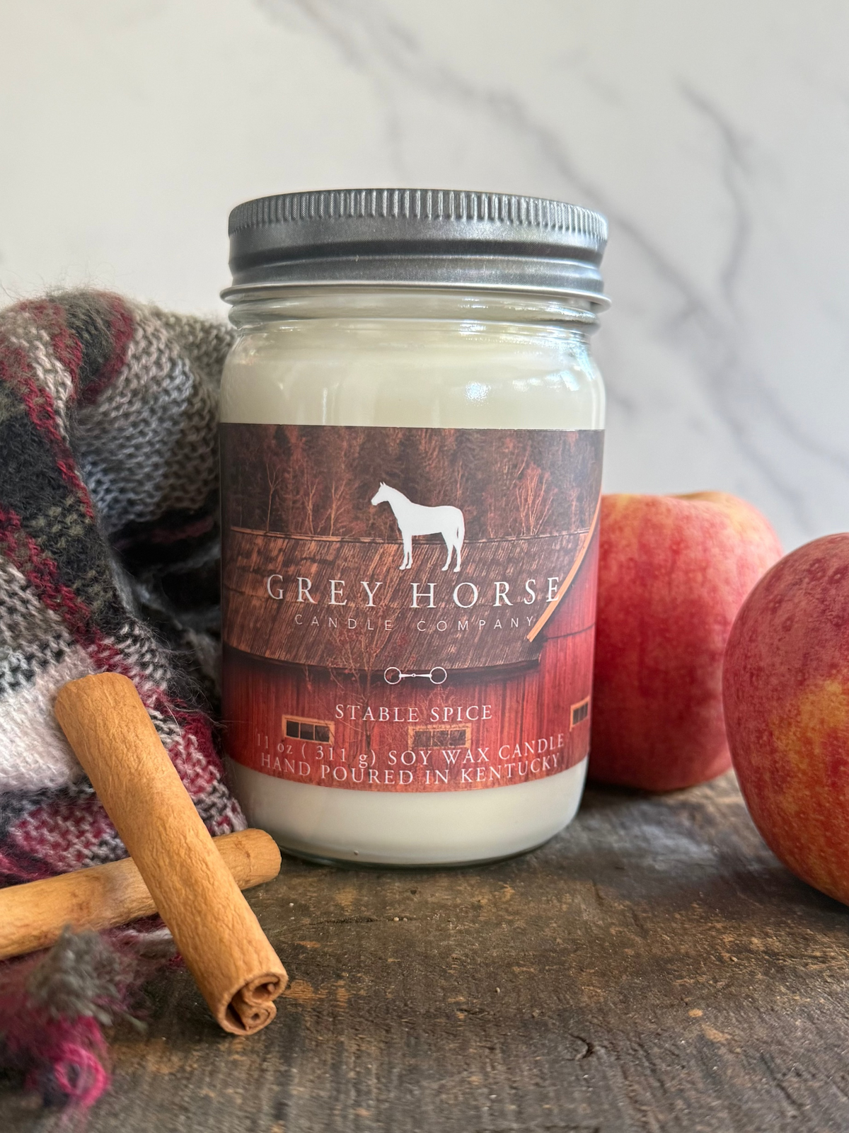 Stable Spice Scented Jar Candle - Fall Collection