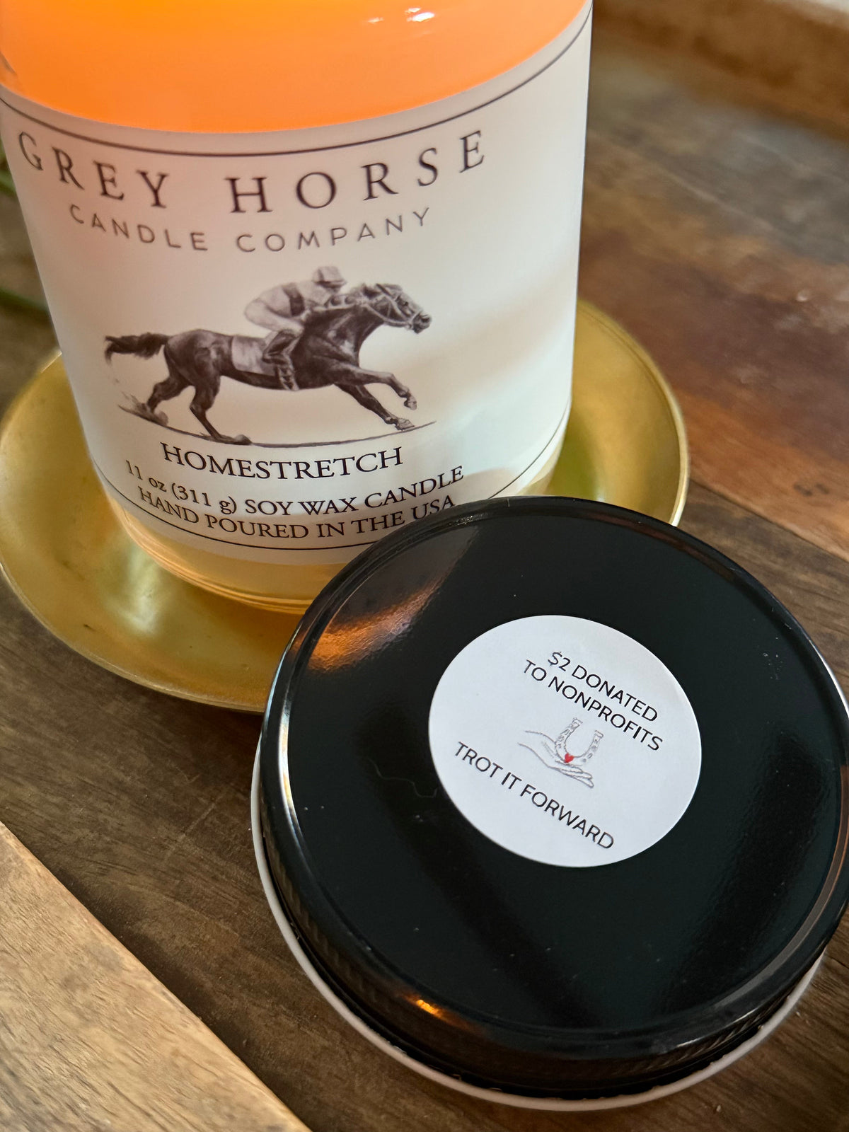 Homestretch Scented Jar Candle - Trot It Forward Collection