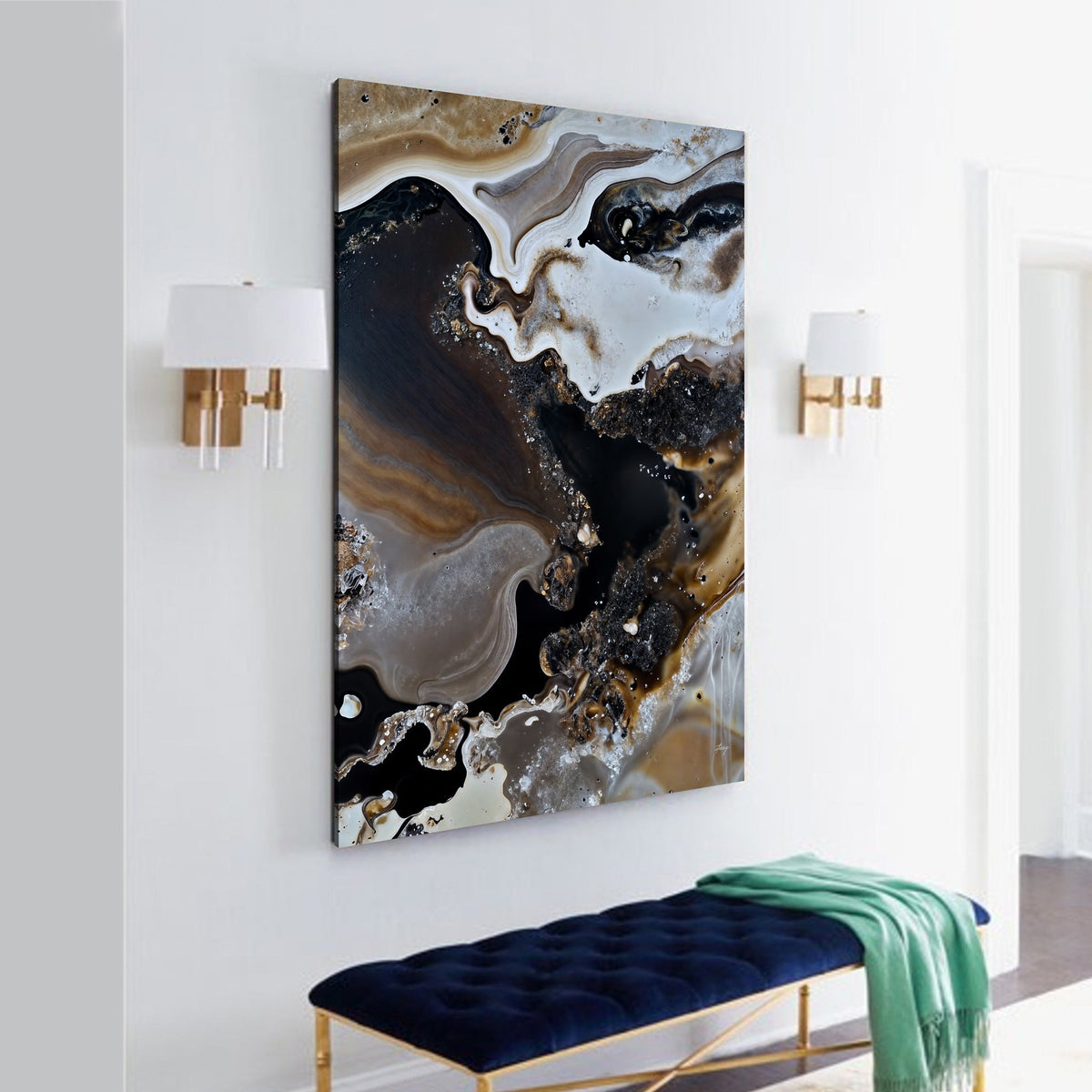 Canvas Print: "Geode Whispers III"