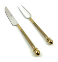 Vibhsa Stainless Steel Carving Knife, Carving Fork Set of 2