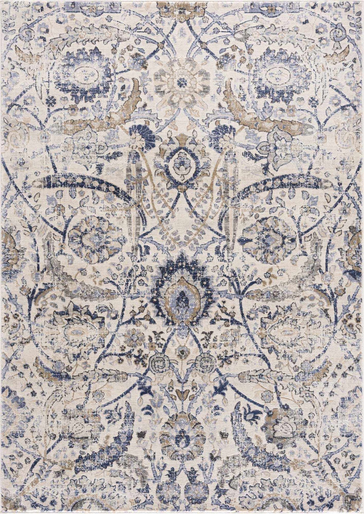 Georgiana Blue & Beige Oushak Rug