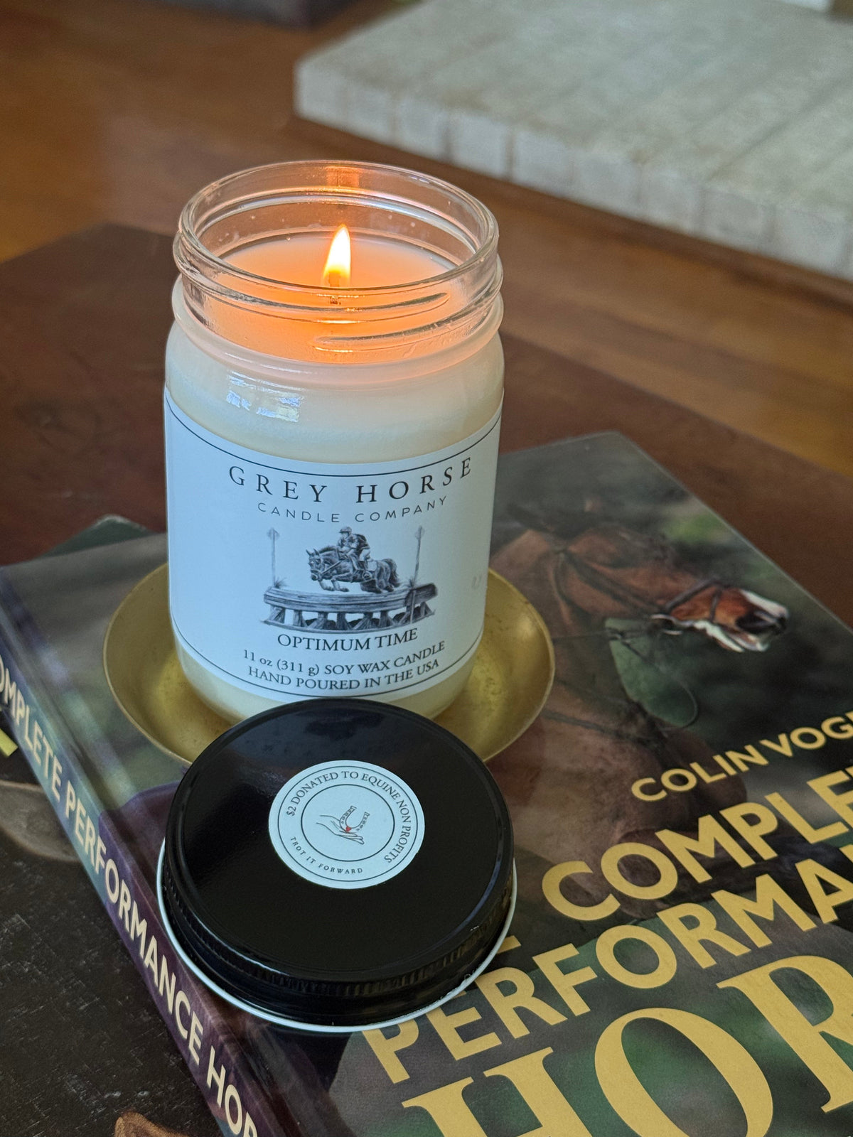 Optimum Time Scented Jar Candle - Trot It Forward Collection