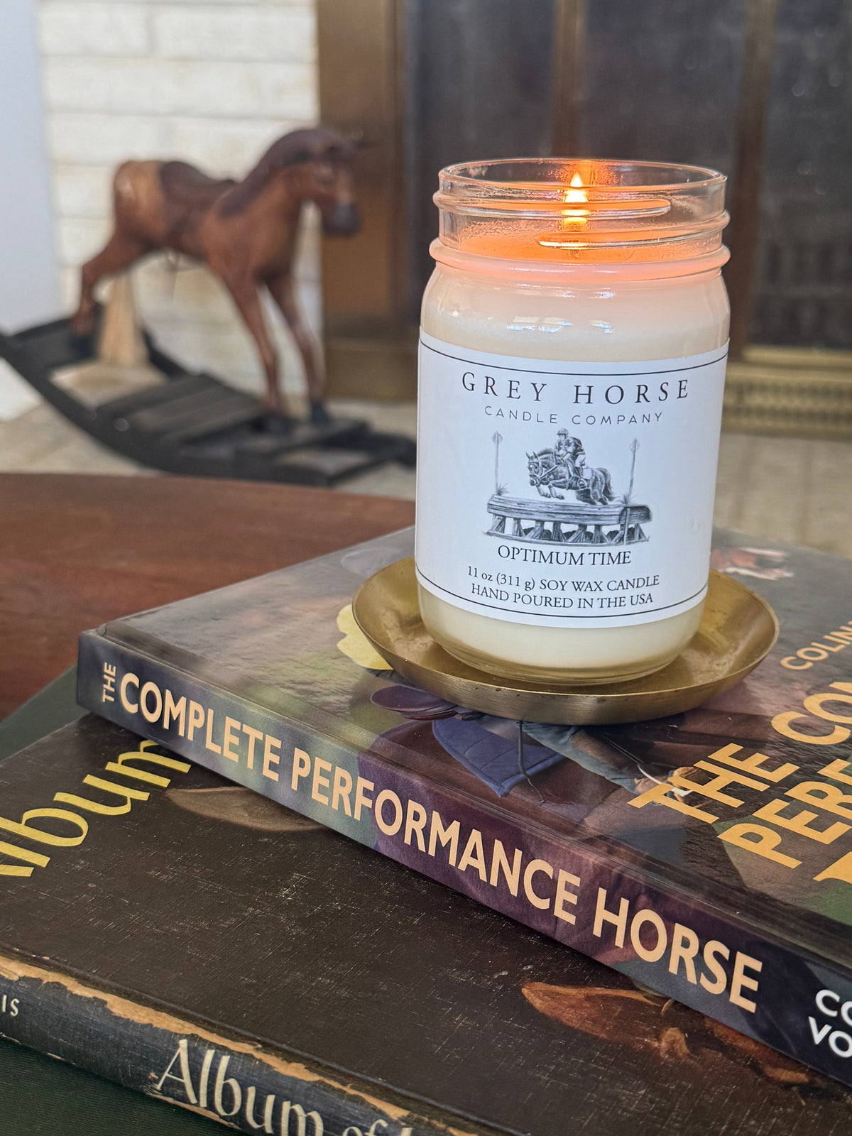Optimum Time Scented Jar Candle - Trot It Forward Collection