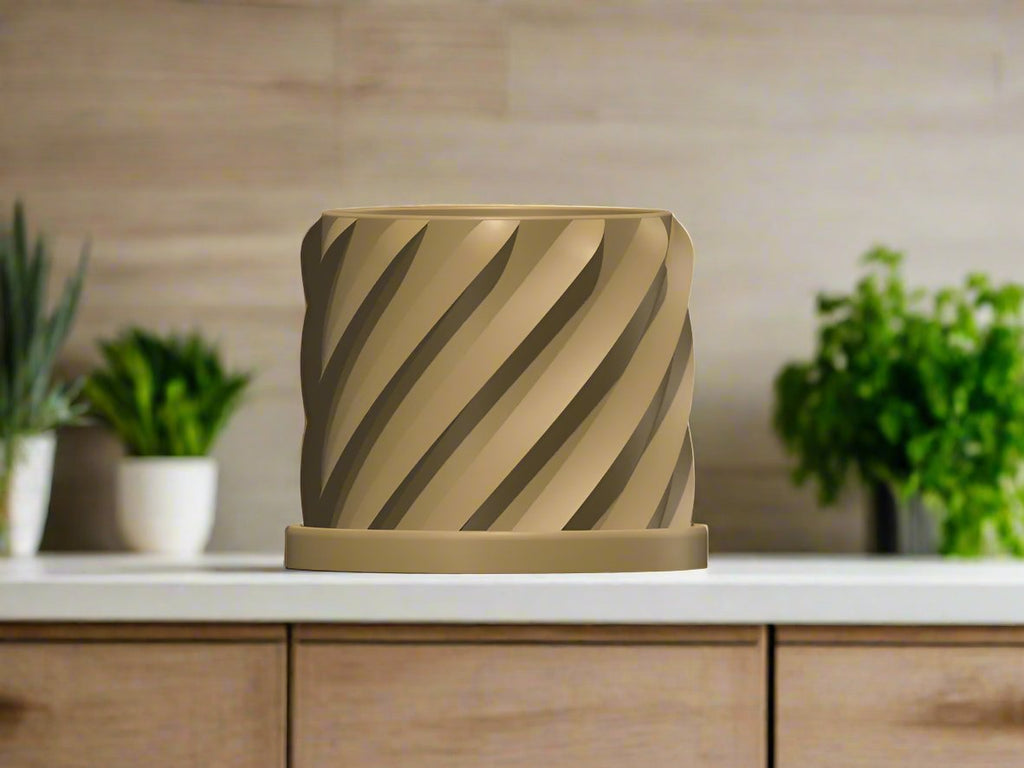 Thicc Spiral Plant Pot