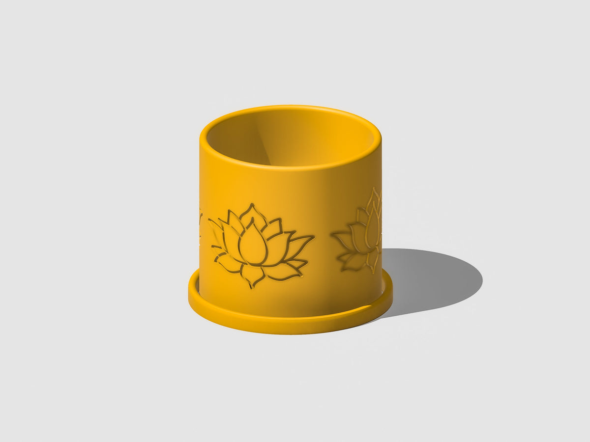 Lotus Flower Pot with Drainage