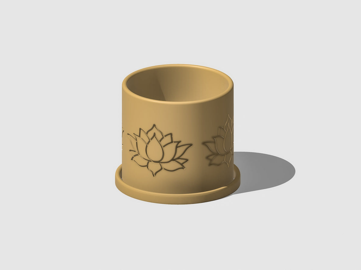 Lotus Flower Pot with Drainage
