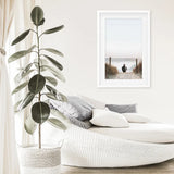 White Frame w/ Mat
