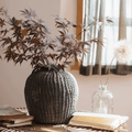 Artisan Handcrafted Antique-Style Concrete Vase