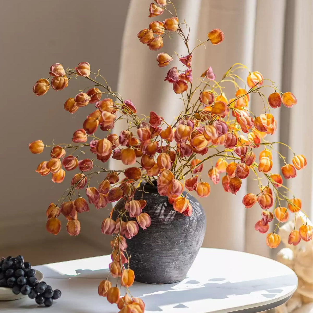 Artificial Autumn Lantern Branch