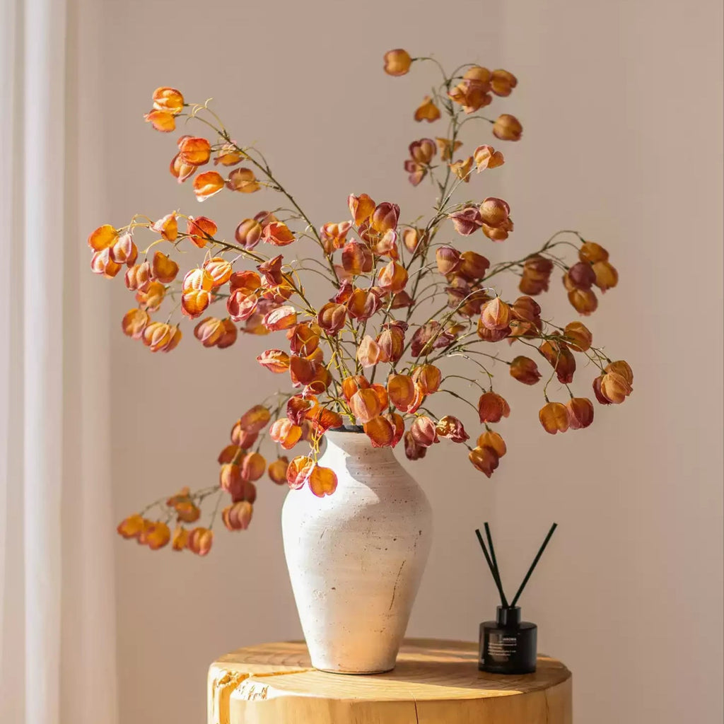 Artificial Autumn Lantern Branch