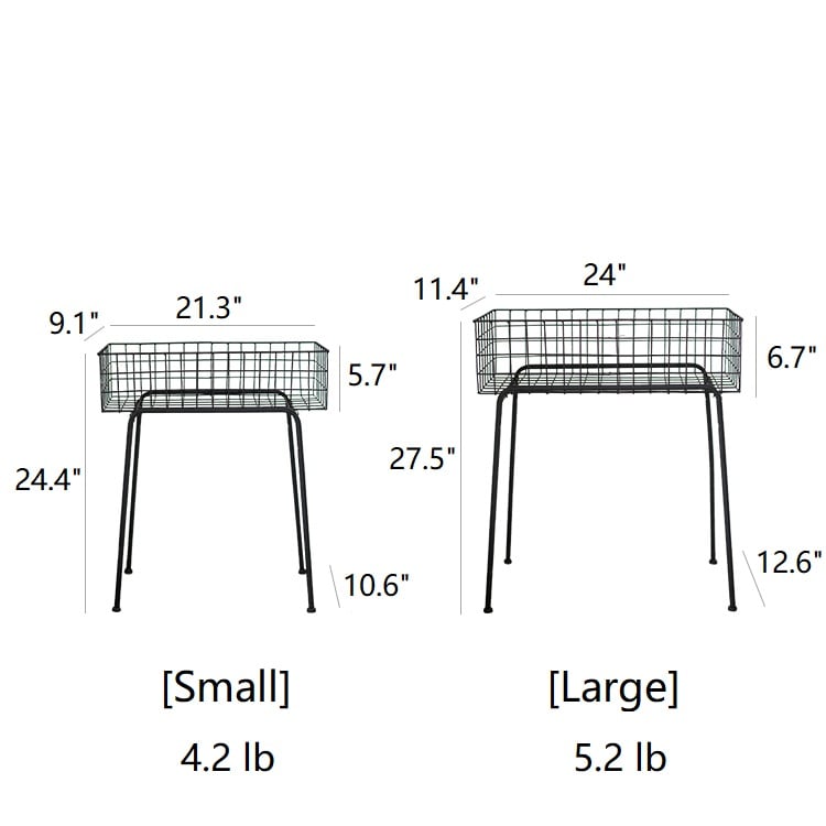 Modern Black Metal Plant Stand