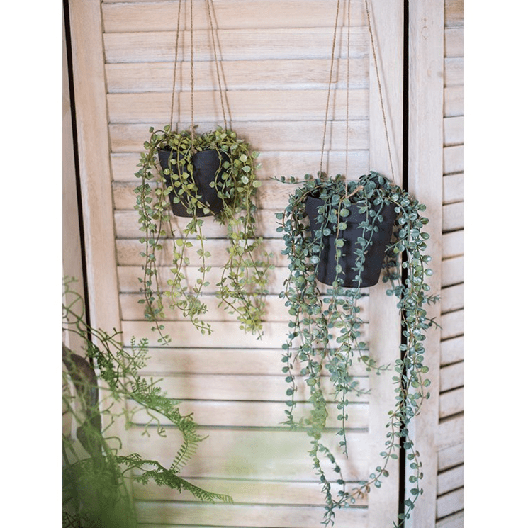 Artificial Hanging Ceropegia Vine in Pot
