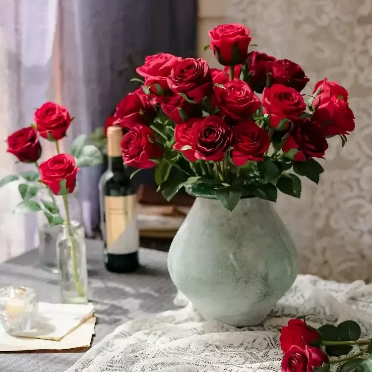 Artificial Classic Romance Rose Stem – 20"