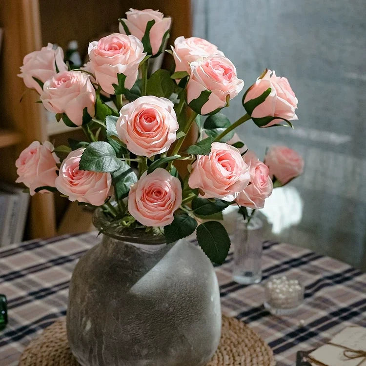 Artificial Classic Romance Rose Stem – 20"