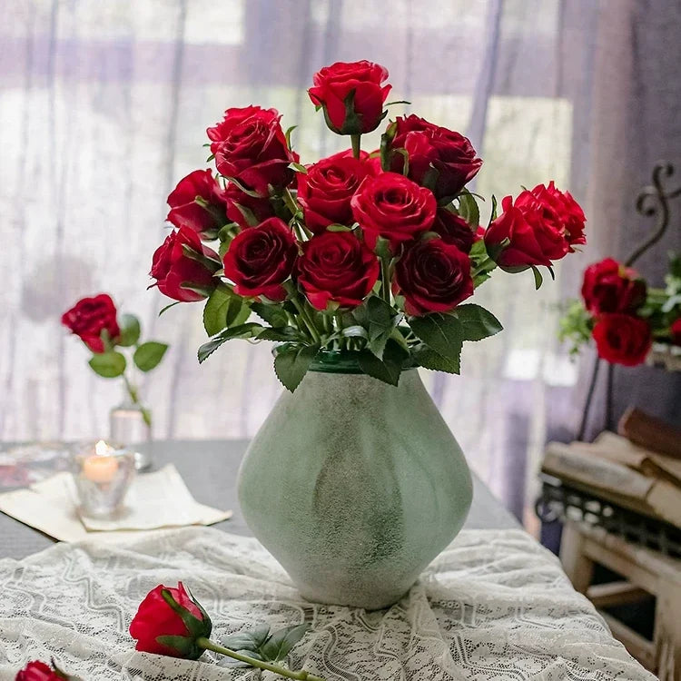 Artificial Classic Romance Rose Stem – 20"