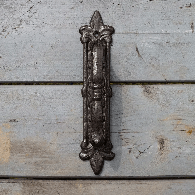French Country Cast Iron Door Handle
