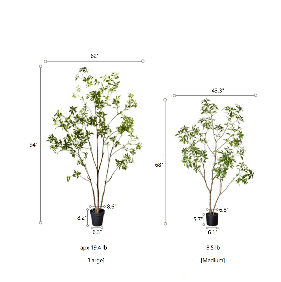Artificial Japanese Enkianthus Tree