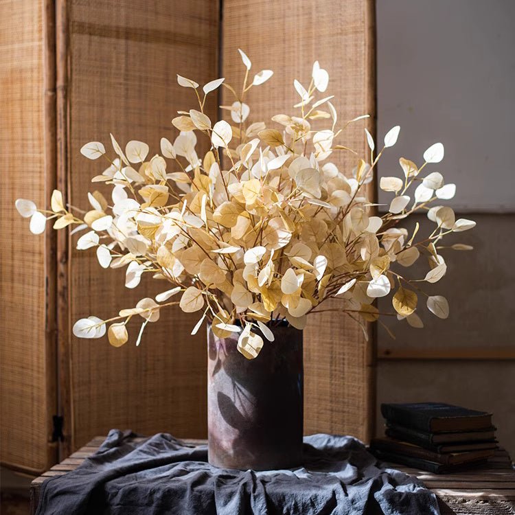 Artificial Golden Haze Eucalyptus Stem 37.7" Tall