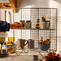 Farmhouse Wire Grid Display Shelf