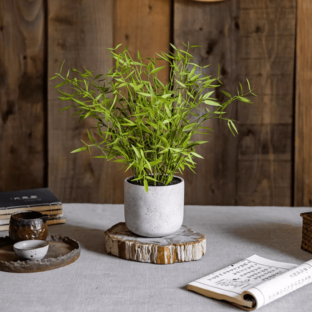 Artificial Mini Bamboo Leaf Potted Plant