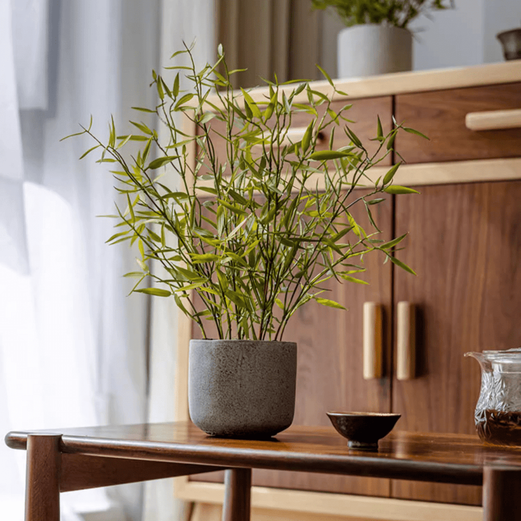 Artificial Mini Bamboo Leaf Potted Plant