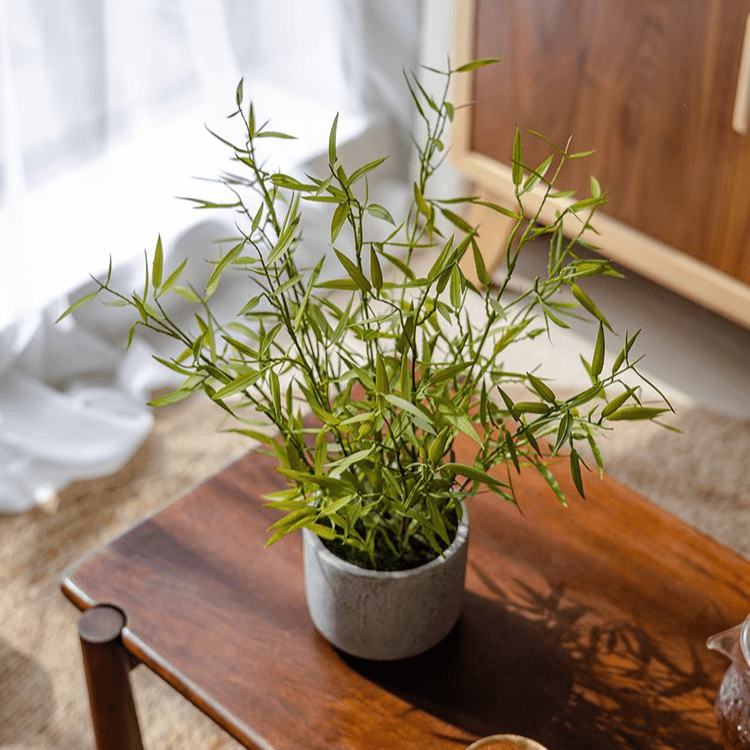 Artificial Mini Bamboo Leaf Potted Plant