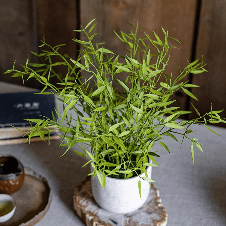 Artificial Mini Bamboo Leaf Potted Plant