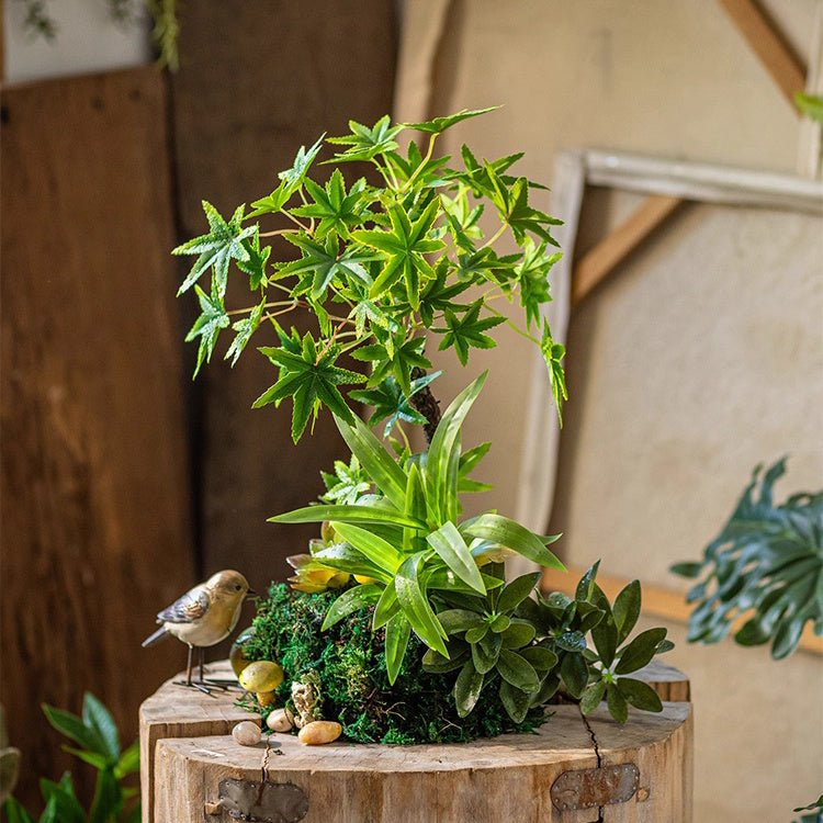Artificial Mini Potted Green Plant