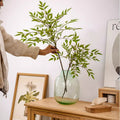 Artificial Green Nandina Leaf Stem